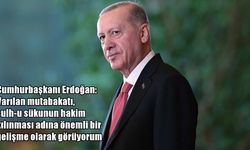 Cumhurbaşkanı Erdoğan'dan barış mesajı: Gerilimi artıracak adımlardan kaçınılmalı