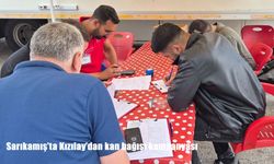 Sarıkamış'ta Kızılay'dan kan bağışı kampanyası
