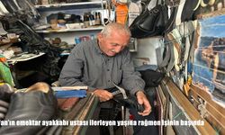 Van’da 50 yıllık ayakkabı ustası hâlâ işinin başında