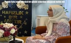 Erzincan’da 1 yılda hafız oldu, 30 cüzü bir günde ezberden okudu
