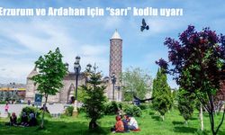 Erzurum ve Ardahan için "sarı" kodlu uyarı