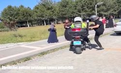 Öğrenciler, polisler tarafından sınava yetiştirildi