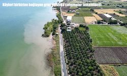 Köyleri birbirine bağlayan grup yolunda çalışmalar tamamlandı