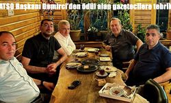 ATSO Başkanı Demirci, ödül alan gazetecilerle buluştu