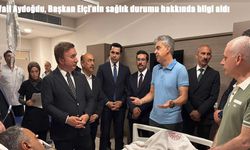 Vali Aydoğdu, Başkan Elçi’nin sağlık durumu hakkında bilgi aldı
