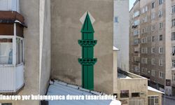 Erzurum’un sıra dışı minaresi: Uzaktan gerçek sanılıyor
