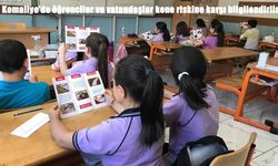 Kemaliye'de öğrenciler ve vatandaşlar kene riskine karşı bilgilendirildi
