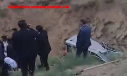 Van'da araç şarampole yuvarlandı: 1 ölü