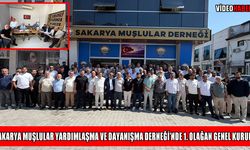 Sakarya Muşlular Derneği’nde Cemalettin Saydam güven tazeledi