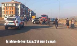 Gaziantep’te otomobil ile hafif ticari araç çarpıştı: 2’si ağır 6 yaralı