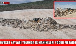 Muş’ta haziran ayında Zoveser Yaylası yolunda karla mücadele