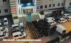 Bitlis merkezli 3 ilde uyuşturucu operasyonu: 13 kişi tutuklandı