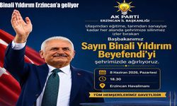 Binali Yıldırım Bugün Erzincan’da Vatandaşlarla Buluşacak