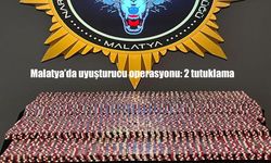 Malatya’da takside 28 binden fazla sentetik ecza ele geçirildi: 2 tutuklama