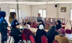 Kars’ta "Emniyetli mahallelerde ilk yardım farkındalığı" projesi vatandaşlarla buluştu