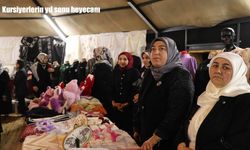 Erzurum'da Kursiyerlerin yıl sonu heyecanı