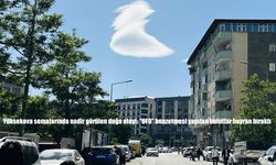 Yüksekova semalarında nadir görülen doğa olayı: "UFO" benzetmesi yapılan bulutlar hayran bıraktı