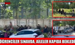 Muş’ta LGS mesaisi: Öğrenciler sınavda, aileler kapıda