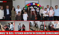 Muş’ta keşfedilen yetenek: İşitme engelli Berfin’in eserleri sergiye dönüştü