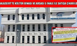 Başvuru ve ihale tarihi açıklandı: Malazgirt’te 5 katlı kültür binası ve arsa satışta