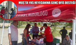 Muş’ta sınav heyecanı yaşayan gençlere "Genç Ofis" desteği