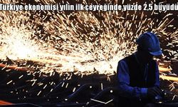 Türkiye ekonomisi yılın ilk çeyreğinde yüzde 2,5 büyüdü