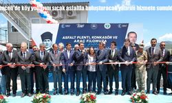 Tunceli'de köy yollarını sıcak asfaltla buluşturacak yatırım hizmete sunuldu