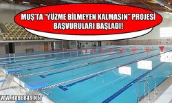 Muş’ta çocuklar için yüzme kursu kayıtları başladı