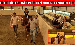Dicle Üniversitesi’nde Türkiye’nin Veteriner Fakülteleri arasındaki ilk “Hippoterapi Merkezi” açıldı