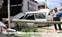 Denizli’de otomobil duvara çarptı: Karı koca hayatını kaybetti