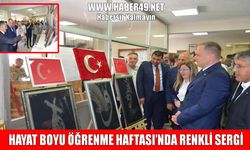 Bulanık’ta hayat boyu öğrenme haftası coşkusu: El emeği ürünler görücüye çıktı
