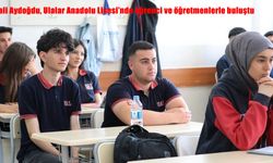 Vali Aydoğdu, YKS’ye hazırlanan öğrencilerle bir araya geldi
