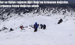 Ağrı Dağı’nda zorlu zirve: Dağcılar kayıp arkadaşlarını unutmadı