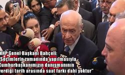 MHP lideri Bahçeli’den seçim tarihi açıklaması: “saat farkı dahi yoktur”