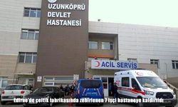 Edirne’de çeltik fabrikasında gaz zehirlenmesi: 7 işçi hastaneye kaldırıldı