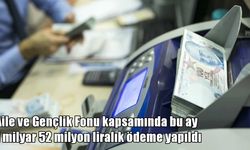 Aile ve Gençlik Fonu’ndan 9 bin 200 gence 1 milyar 52 milyon liralık destek