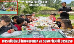 Muş’ta eğitim yılına renkli veda: Güdümlü İlkokulu’nda yıl sonu pikniği