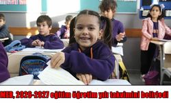 MEB 2026-2027 eğitim öğretim yılı takvimini açıkladı