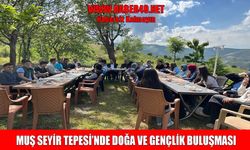 Muş’ta gençler doğayla buluştu