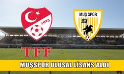Muşspor’a TFF’den ulusal lisans onayı