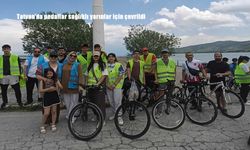 Tatvan'da pedallar sağlıklı yarınlar için çevrildi