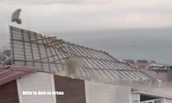 Bitlis’te dolu ve fırtına etkili oldu