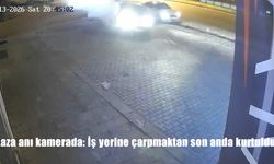 Bingöl’de feci kaza kamerada: iş yerine çarpmaktan kıl payı kurtuldu