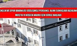 GSB Muş personel alım sonuçları açıklandı: 19 kişilik kadroda isimler belli oldu!