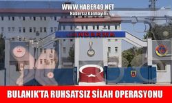 Bulanık’ta kaçak silah operasyonu: Çok sayıda mühimmat ele geçirildi