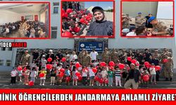 Muş’ta ‘Dahi Çocuklar Kreş ve Anaokulu’ öğrencileri jandarmayla tanıştı