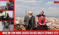 Muş’ta yaşayan son Kore gazisi için anlamlı gezi