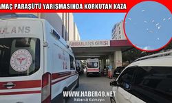 Muş’ta yürekleri ağza getiren kaza: Yamaç paraşütçüsü iniş sırasında düştü
