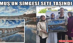Muş Halk Eğitim hocası Aydın'dan Recep Usta’ya Muş hediyesi