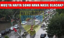 Muş’ta hafta sonu hava nasıl olacak?